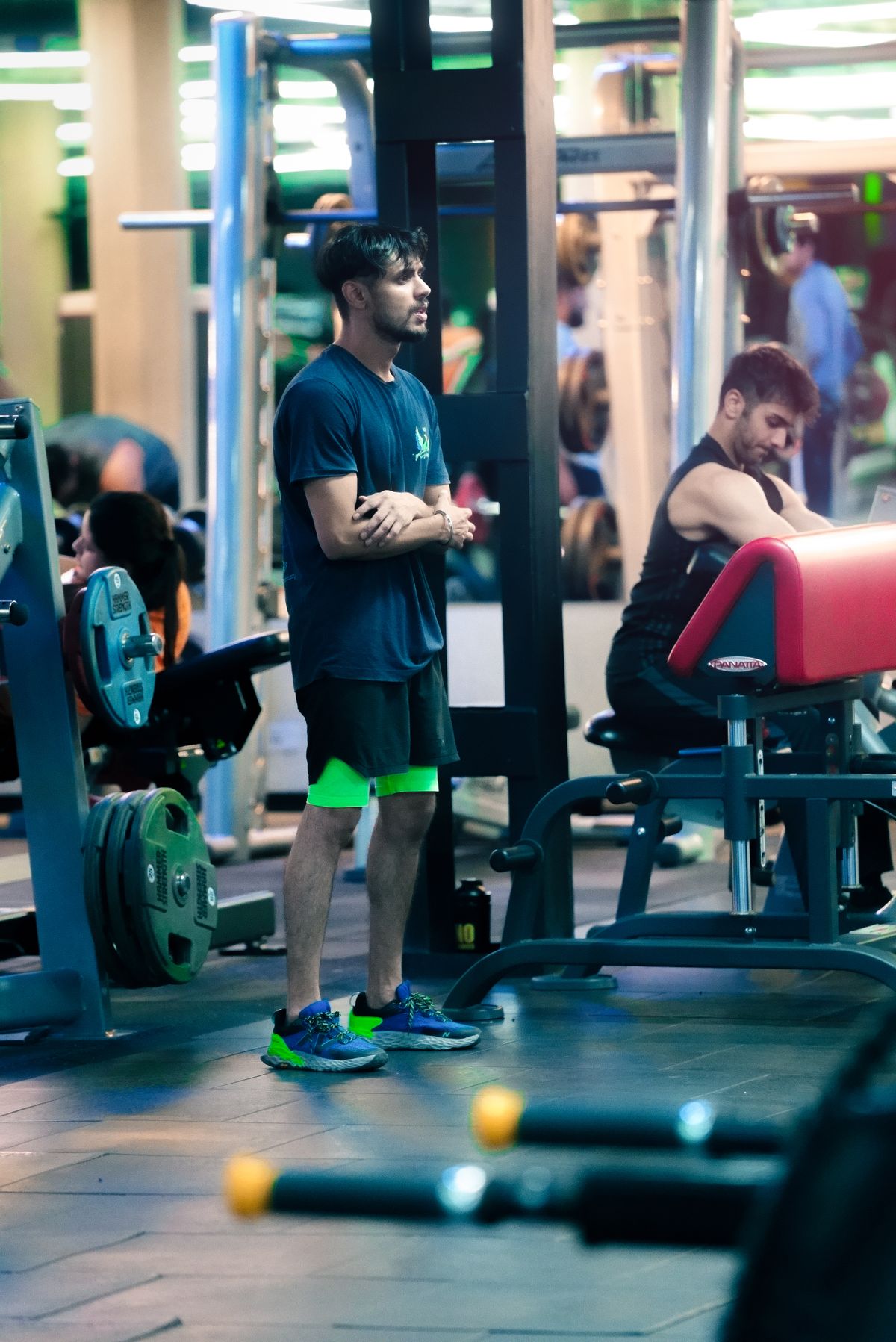 Members training in a Chandigarh gym
